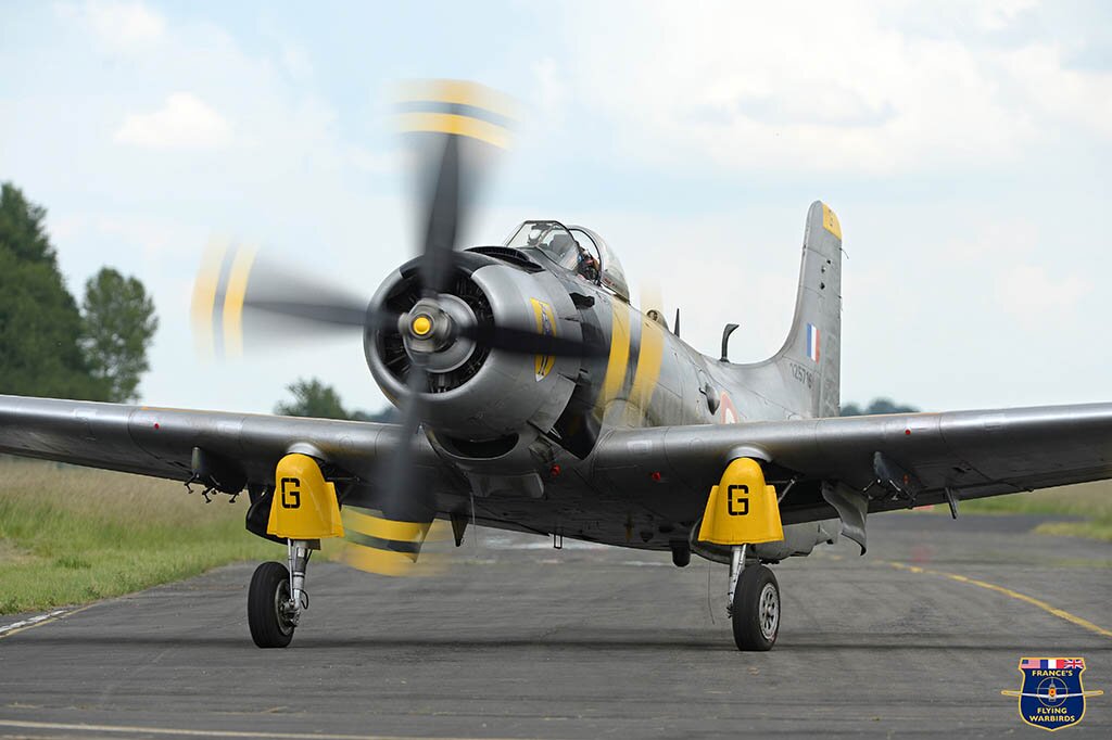 Skyraider vol Jacques 14bis c874b